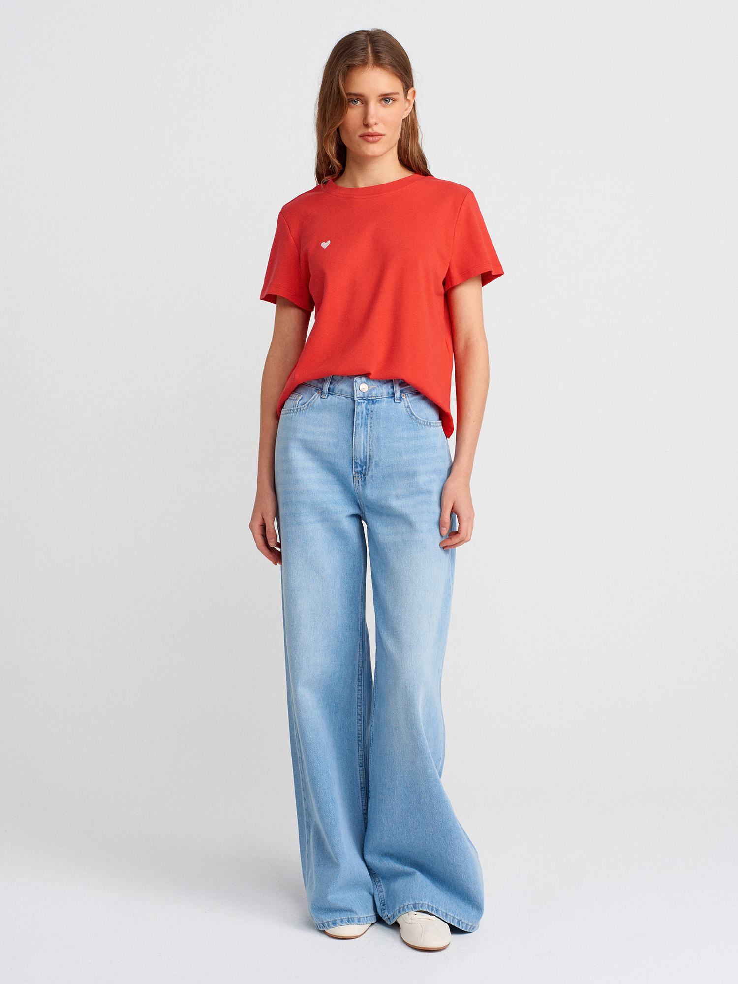 71788 %100 Pamuk Bol Kesim Jean