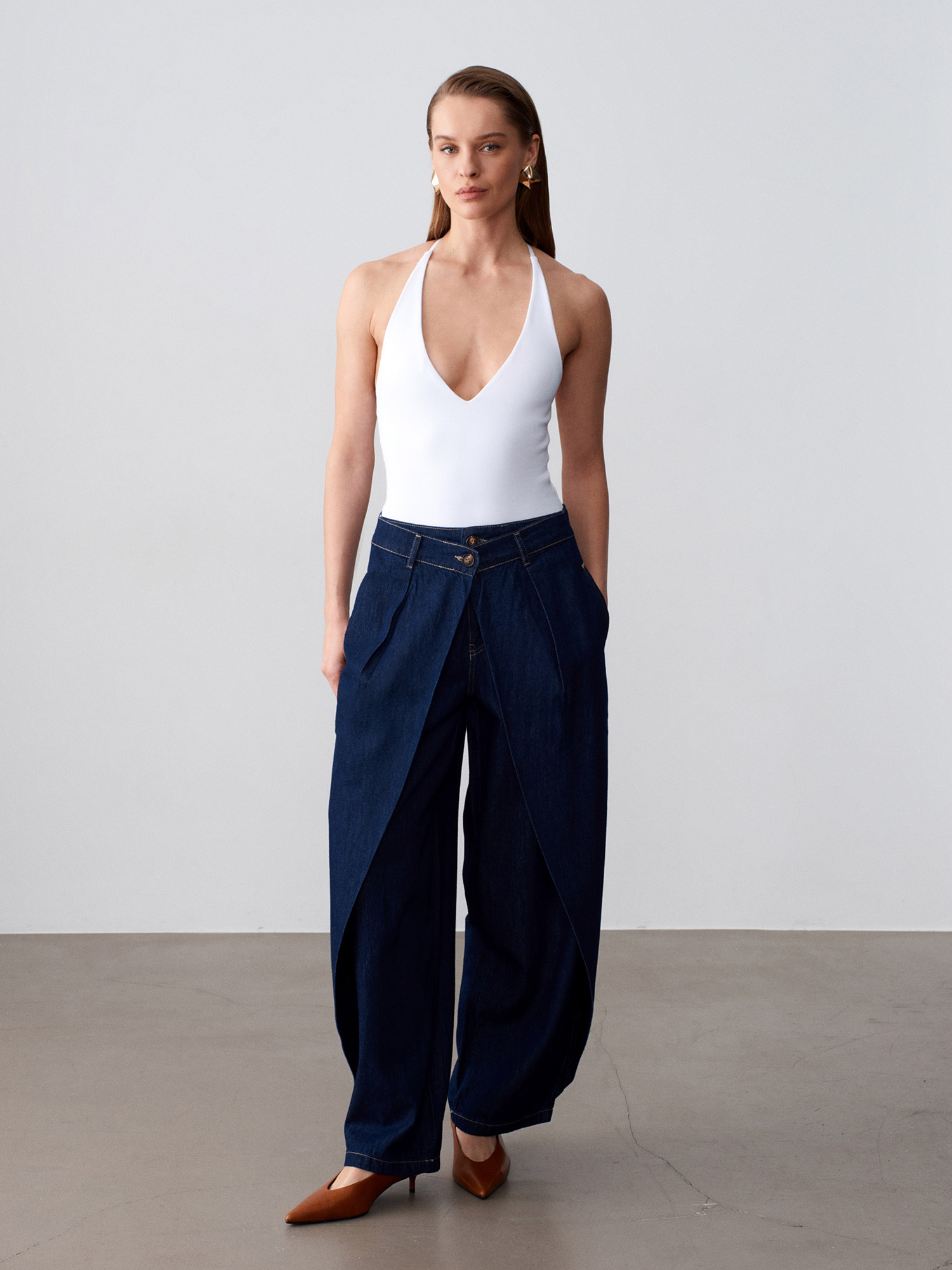 72314 %100 Pamuk Baggy Pantolon